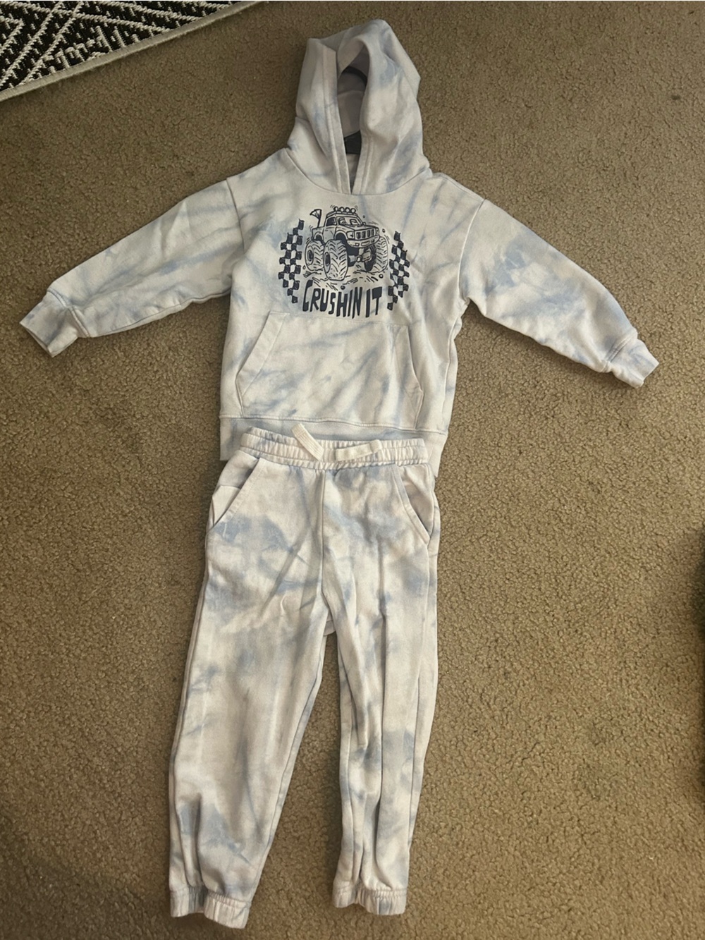 3T Blue Monster Truck Matching Set